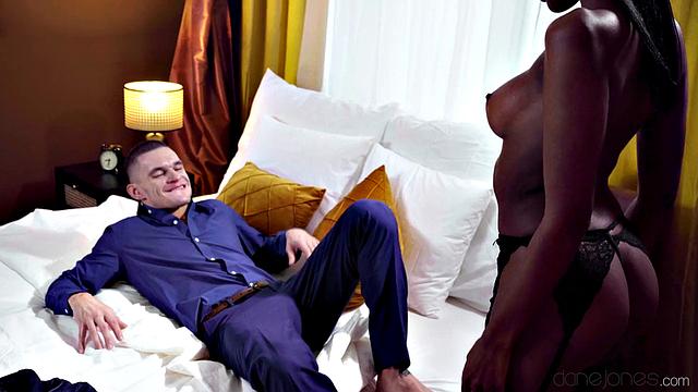 All-natural ebony multiple orgasms