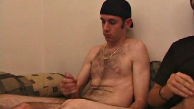 If you like skater boys, then Bama and Tag are for you. They start stroking each other while watching a porn video, and then take turns sucking each other's cock in a shy way.