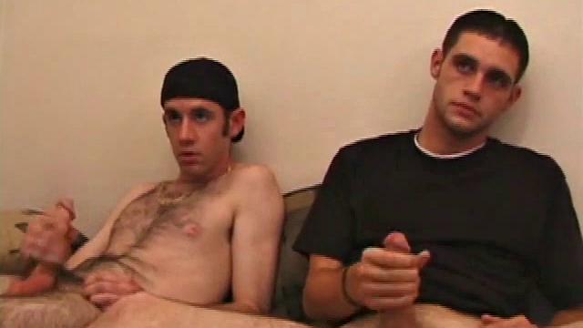 If you like skater boys, then Bama and Tag are for you. They start stroking each other while watching a porn video, and then take turns sucking each other's cock in a shy way.