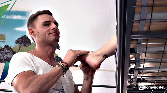 Horny blonde has fun in hot sex scene