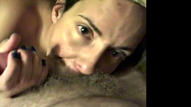 Hot Sevinn and Travis Horny Blowjob Closeup