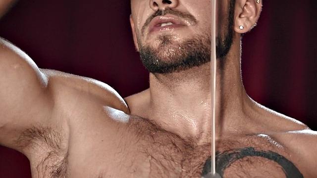 Str8 guy loves fucking in anal hole with nice male dick