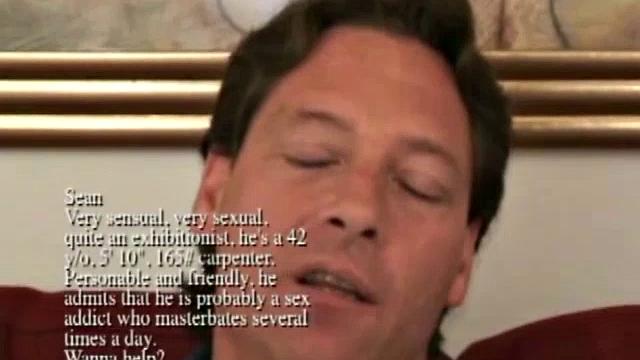 Sean is 42 years old, 5' 10" and weighs 165 pounds. This sensual carpenter is quite an exhibitionist. Personable and friendly, he admits he's probably a sex addict.