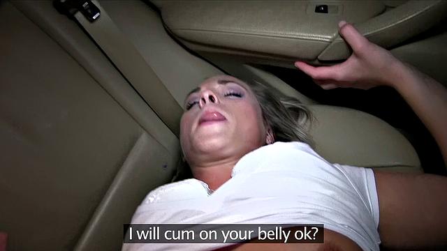 Holiday Car Sex with Hot Blonde