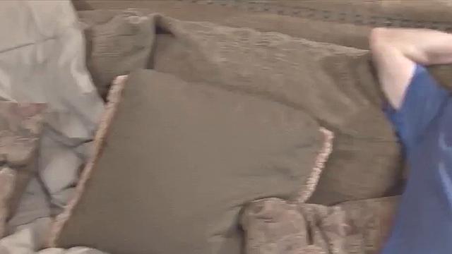 Husband watches wife take a huge cock