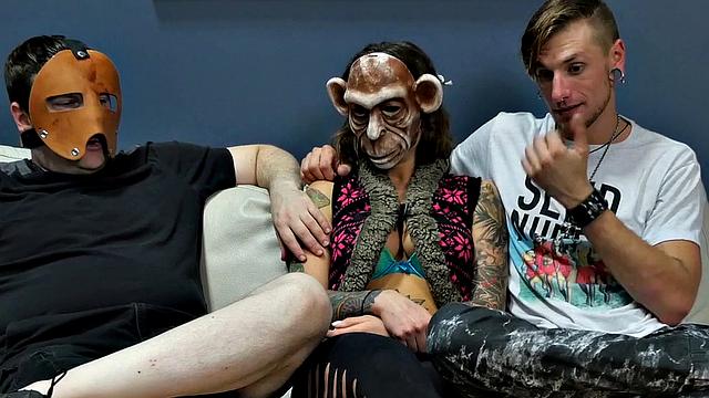 Suspended anal sex slave in assylum