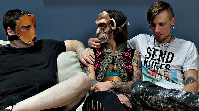 Suspended anal sex slave in assylum