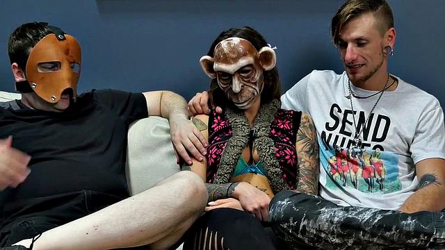 Suspended anal sex slave in assylum