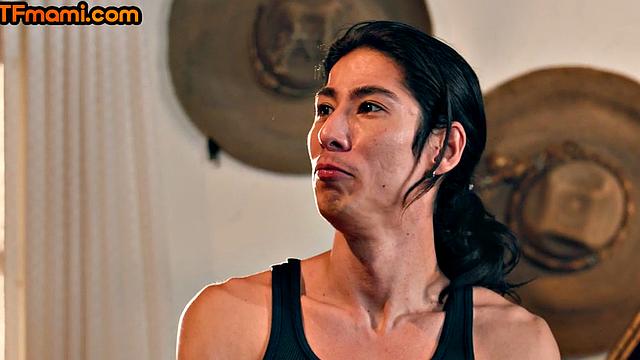 Busty redhead MILF double penetrated before cumshot on her ass