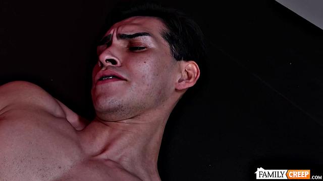 FamilyCreep - Flexible Jock Gets His Tight Ass Barebacked Hard By Hairy Hunk