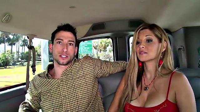 Picked up amateur stud blindfolded and sucked by gay in bus.