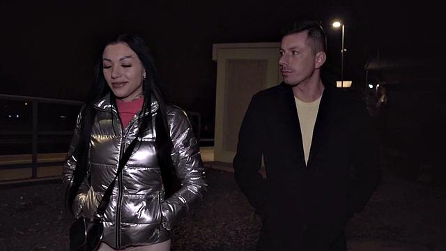 Blindfolded alternative sinner smashed by fake priest in 3some