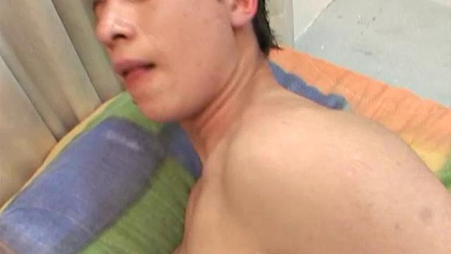 In this hot solo scene, young Latino Simon strips naked and pleasures himself. With the aid of some well placed fingers, the young man stimulates his anal juices and that uncut cock starts to grow.