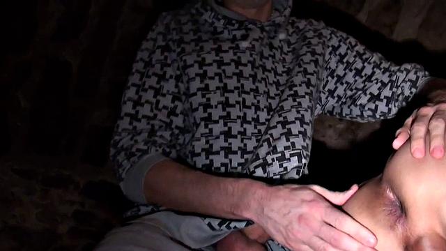 Real amateur stud fucked in basement anal action