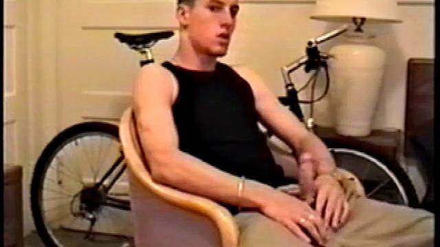 Adam reveals toned skater boy body and kicks back for a much needed jerk off. He wraps his fist around his limp meat, strokes, and fingers his ass to get fully hard.