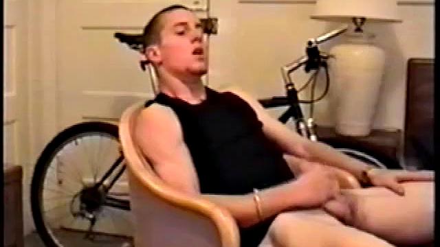 Adam reveals toned skater boy body and kicks back for a much needed jerk off. He wraps his fist around his limp meat, strokes, and fingers his ass to get fully hard.