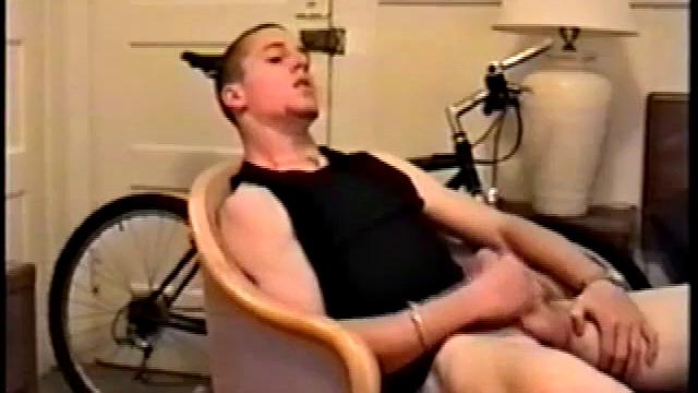 Adam reveals toned skater boy body and kicks back for a much needed jerk off. He wraps his fist around his limp meat, strokes, and fingers his ass to get fully hard.