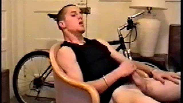 Adam reveals toned skater boy body and kicks back for a much needed jerk off. He wraps his fist around his limp meat, strokes, and fingers his ass to get fully hard.