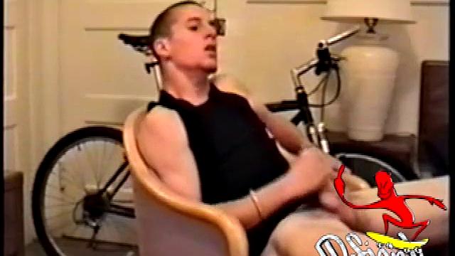 Adam reveals toned skater boy body and kicks back for a much needed jerk off. He wraps his fist around his limp meat, strokes, and fingers his ass to get fully hard.