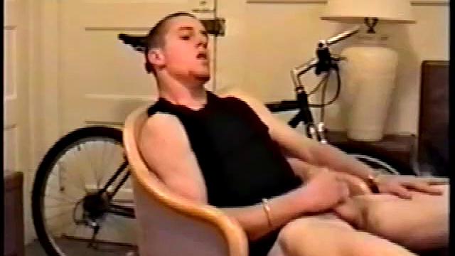 Adam reveals toned skater boy body and kicks back for a much needed jerk off. He wraps his fist around his limp meat, strokes, and fingers his ass to get fully hard.