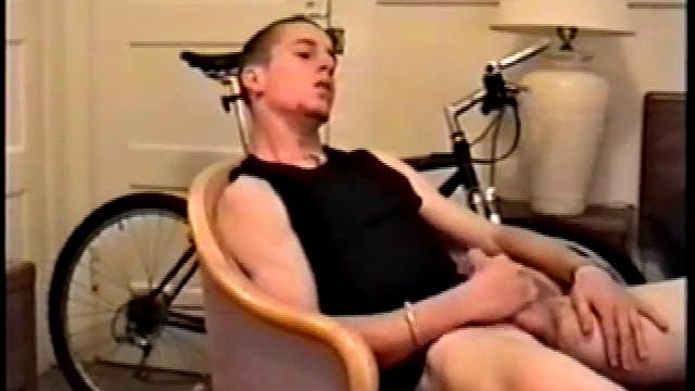 Adam reveals toned skater boy body and kicks back for a much needed jerk off. He wraps his fist around his limp meat, strokes, and fingers his ass to get fully hard.