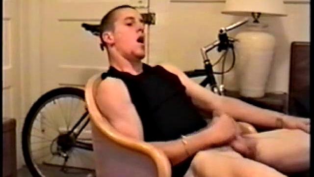 Adam reveals toned skater boy body and kicks back for a much needed jerk off. He wraps his fist around his limp meat, strokes, and fingers his ass to get fully hard.