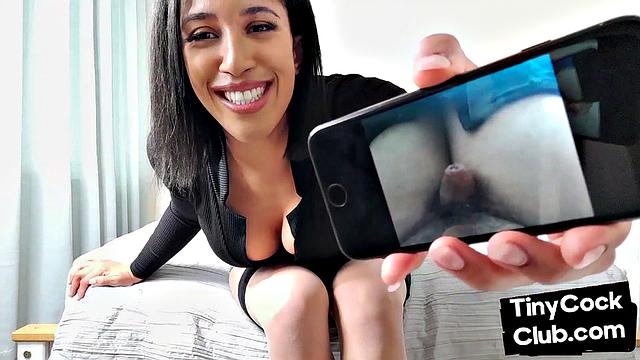 Femdom in stockings giving SPH