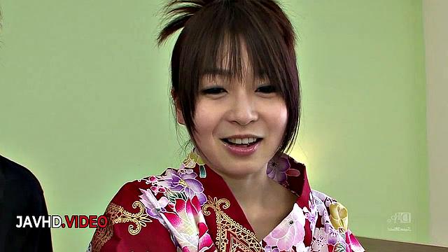 Kinky JAV Star Nozomi Hazuki Gives Blow Jobs Gets Hotly Creamed