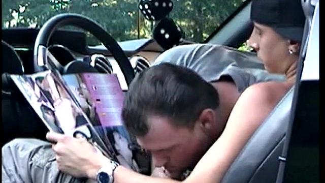 Straight Cory Gets Public Blowjob