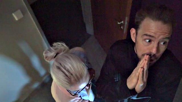oHstel Amateur Slut Pays her Respects By Sucking Priest'S Cock