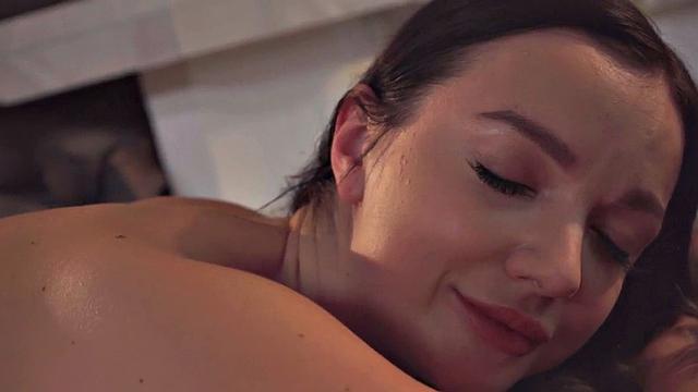 Oiled big booty pounded in anal after deepthroating