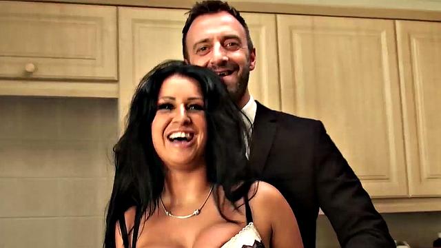 SPASCALSSUBSLUTS - Busty Brooklyn Blue inserts cock