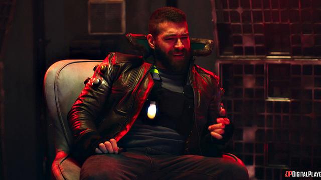 Капитан Декс и команда жарко трахаются на борту после боя с Кригером в космосе