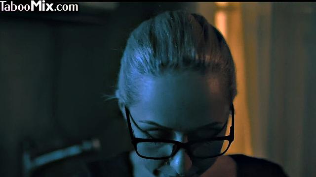 Horny big-titted babe solo pussy-fingering