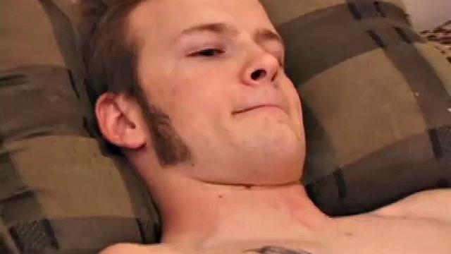 Horny Lex Python works his cock and lubes up before stripping. As he beats off, Lex shows us his ass and flips his legs over his head, exploding a cum load onto his face.