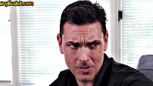 Hairybabe gets her dose of analfuck from her lover on the bed