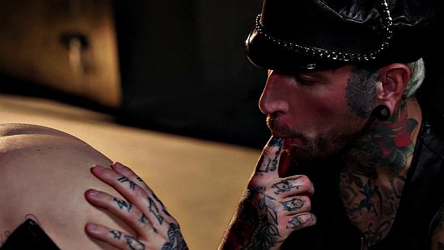 Restrained Muscle by Leather Clad Hunks - Ty Roderick, Johnny Ford, Ryan Sebastian