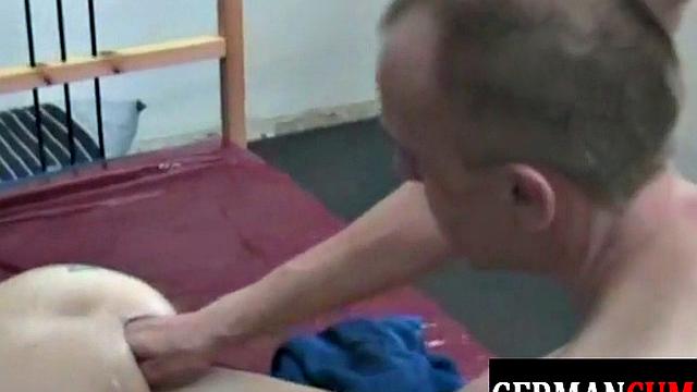 German jocks sucking and breeding in group