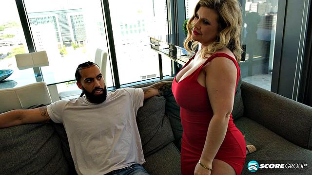 Busty wife Andie Anderson with her step-son