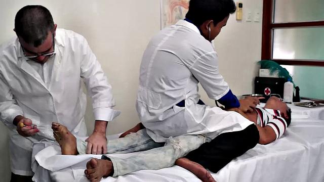 Alex visits Doctor Tickles' Kinky Clinic for extreme ticklingreatment