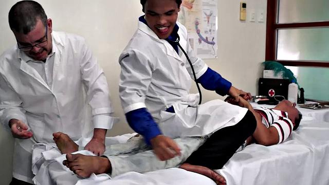 Alex visits Doctor Tickles' Kinky Clinic for extreme ticklingreatment