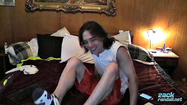 watch zack randall stroke and shoot his load for you