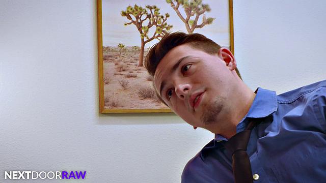 Hot Colleagues Share Hotel Bed & Each Other's Cocks - NextDoorStudios