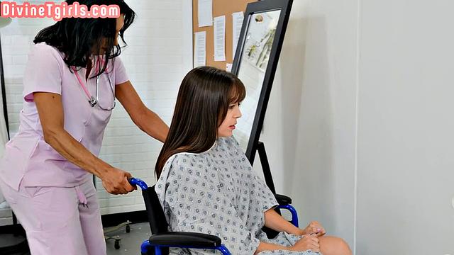 Naughty horny TS analdrilling hard