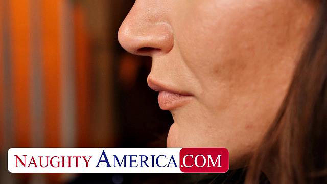 MILF Becky Bandini gets teamed by college boys