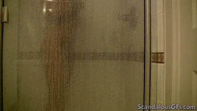 Sexy Chick with Big Tits Recorded Inside Shower By BF