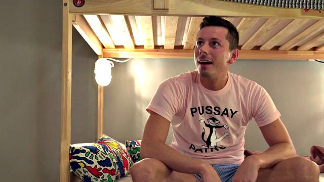 Hostel nympho 21yo cocksucking girls fuck 3some