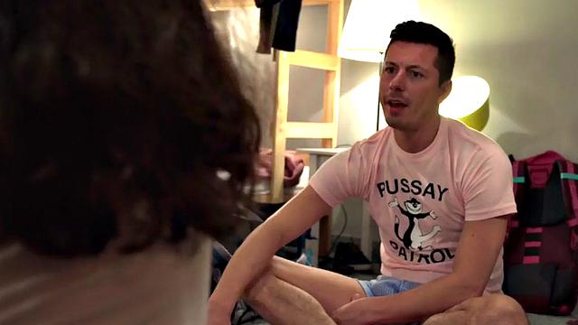 Hostel nympho 21yo cocksucking girls fuck 3some