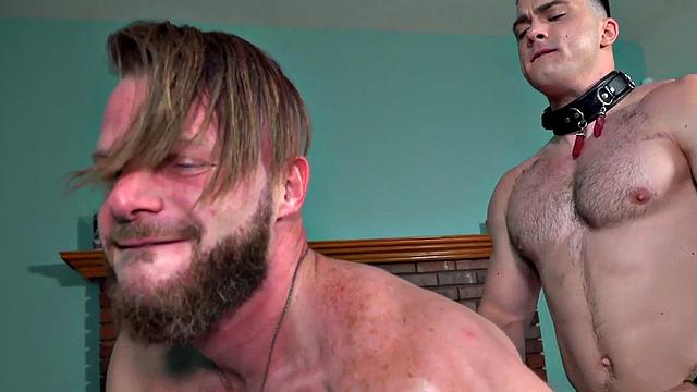 Barebacking stud mesmerized to plow BF's greedy asshole