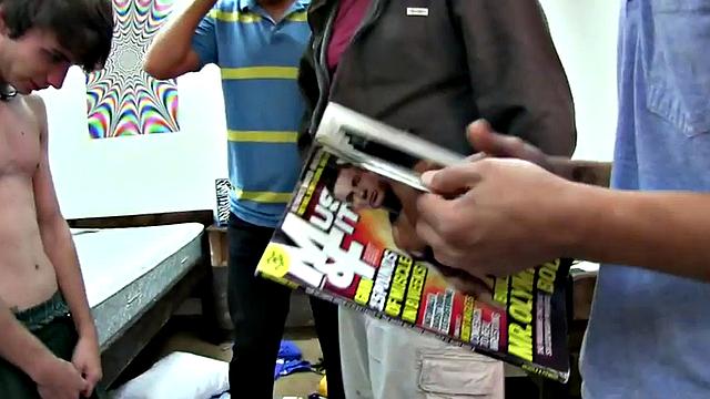 Hazed college amateur banged in dorm for frat voyeurs